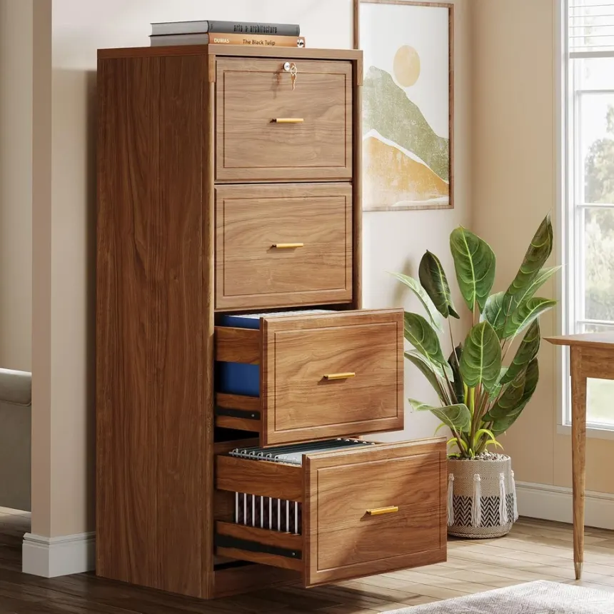 Archivador Madera 4 Cajones