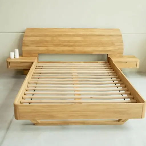 Cama Matrimonial Madera